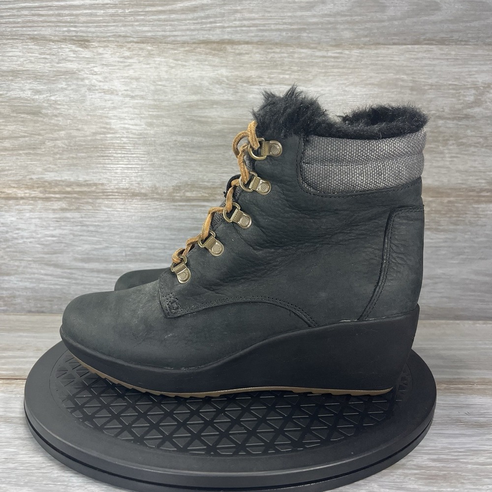 Sperry Top Sider Women's Luca Peak Waterproof Wedge Ankle Booties Size 7.5 M